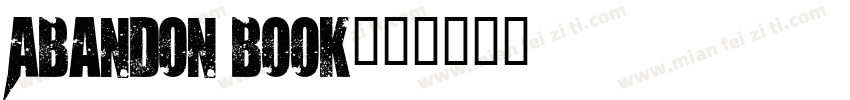 Abandon Book字体转换
